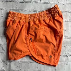 Rare orange Lululemon Women’s Shorts